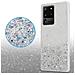 Custodia Compatibile Con Samsung Galaxy S20 Ultra In Trasparente Con Glitter - Coperchio Protettivo In Silicone Tpu Flessibile Con Glitter Scintillanti - Foto miniatura 5