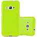 Custodia Compatibile Con Samsung Galaxy J1 2015 In Jelly Verde - Coperchio Protettivo In Silicone Tpu Flessibile - Foto miniatura 1