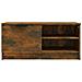 Mobili Tv 2 Pz Rovere Fumo 80x35x36,5 Cm In Legno Multistrato - Foto miniatura 4