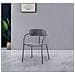 Set Di 4 Sedie Con Braccioli Grigio Scuro Alexia - Foto miniatura 2