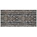 Tappeto Passatoia Tessuto Jacquard Linea Emozioni Disegno Persia Blu 57x230 Blu - Foto miniatura 1