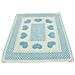 Tappeto Bagno Doccia Spugna Tappetino Assorbente Cotone Pelo Corto Mod. Love O.b 45x60 Azzurro - Foto miniatura 1