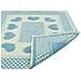 Tappeto Bagno Doccia Spugna Tappetino Assorbente Cotone Pelo Corto Mod. Love O.b 45x60 Azzurro - Foto miniatura 5