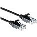 Cat6 U /utp Slimline Bk 7.00m 1 Stk Cavo Di Rete Nero 7 M U /utp (utp) - Foto miniatura 1