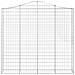 Cesto Gabbione Ad Arco 200x30x180/200 Cm Ferro Zincato - Foto miniatura 2