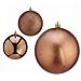 Set Di Palline Di Natale Marrone Plastica 10 X 11 X 10 Cm (12 Unità) - Foto miniatura 2