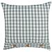 Cuscino Decorativo Talya 45 X 45 Cm Trama Gingham Verde Menta - Foto miniatura 4