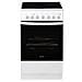Cucina Elettrica IS5V5PCWFR 4 Zone in Vetroceramica Forno Elettrico Multifunzione Ventilato Classe A Dimensioni 60 x 50 cm Colore Bianco - Foto miniatura 1