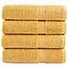 Asciugamani Premium SOLUND 4 pz Oro 50x100 cm 600gsm - Foto miniatura 1