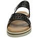 Sofila Wedges Black Ciabatte Pelle Scarpe Donna Nero Eu 37, 32-32702-01 - Foto miniatura 3