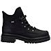 Black Casual Closed Ladies Mid Height Boots Stivaletti Pelle Sintetica Scarpe Donna Nero Eu 36, Y3158-00 - Foto miniatura 3