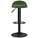 Sgabello da Bar Verde Scuro in Velluto - Foto miniatura 2