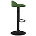 Sgabello da Bar Verde Scuro in Velluto - Foto miniatura 3