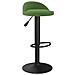 Sgabello da Bar Verde Scuro in Velluto - Foto miniatura 1