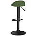 Sgabello da Bar Verde Scuro in Velluto - Foto miniatura 5
