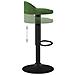 Sgabello da Bar Verde Scuro in Velluto - Foto miniatura 6