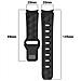Cinturino In Silicone Per Galaxy Watch6/5/4 Black - Foto miniatura 4