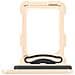 Carrellino Scheda Sim Per Iphone 16 Pro / 16 Pro Max Slot Nano Sim - Foto miniatura 3
