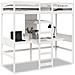Giroletto Soppalco Senza Materasso Bianco 75x190cm Legno Pino - Foto miniatura 2