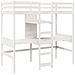 Giroletto Soppalco Senza Materasso Bianco 75x190cm Legno Pino - Foto miniatura 3