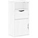 Armadietto Laterale Con Cassetto Odda Bianco 40x24x79 Cm - Foto miniatura 2