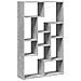 Libreria Grigio Cemento 72x20x120 cm in Truciolato - Foto miniatura 7