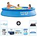 Piscina Fuori Terra - In Giro - 305x61 Cm - Blu - Include Accessori Coordinati A870 - Foto miniatura 1