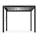 Mahoney - Pergola Bioclimatica In Alluminio 3x4 Con Doppia Lamella A Movimentazione Manuale - Foto miniatura 3