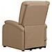 Poltrona Alzapersona Cappuccino In Similpelle - Foto miniatura 5