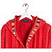 Accappatoio Con Cappuccio Spugnissima Yupi Junior In Cotone Colore Rosso Misura 6-8 Anni - Foto miniatura 3