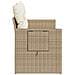 Divano da Giardino con Cuscini a 2 Posti Beige in Polyrattan - Foto miniatura 6