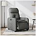 Poltrona Elettrica Reclinabile Grigio Scuro in Tessuto - Foto miniatura 2