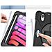 Custodia Per Ipad Mini 6 8,3” Con Supporto E Alloggiamento Per Stilo Nera - Foto miniatura 2