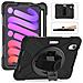 Custodia Per Ipad Mini 6 8,3” Con Supporto E Alloggiamento Per Stilo Nera - Foto miniatura 1