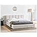 Letto Contenitore Bouclé Baston 180 X 200 Cm Beige Chiaro - Foto miniatura 1