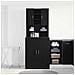 Mobile per lavatrice 2 pcs Rovere nero 70.5 x 71.5 x 181.5 cm - Foto miniatura 4