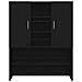 Mobile per lavatrice 2 pcs Rovere nero 70.5 x 71.5 x 181.5 cm - Foto miniatura 8