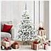 Albero di Natale Artificiale con Rami Pieghevoli Bianco 150 cm - Foto miniatura 2
