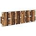 Testata con Comodino 3 pcs Legno vecchio Legno multistrato - Foto miniatura 9