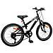 Kids Mountain Bike 20 Pollici 6-Speed per 5-8 anni Nero - Foto miniatura 3