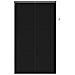 Tenda Veneziana Regolabile Nero 213 x 110 cm PVC - Foto miniatura 1
