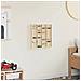 Vetrina a muro Beige 40 x 4,5 x 43 cm Legno multistrato - Foto miniatura 4