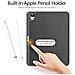 Cover per iPad (2025) / 10.9 (2022) - Pelle /PU, Nero, Auto Wake /Sleep - Foto miniatura 4