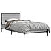 Struttura letto con testata Sonoma grigio 80 x 200 cm - Foto miniatura 1