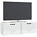 Mobile Porta TV da Muro Bianco 98 x 31 x 30 cm - Foto miniatura 3