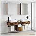 Set di Armadi da Bagno 5 pcs Legno antico 53 x 15,5 x 70 cm - Foto miniatura 2