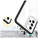 Custodia Trasparente 3in1 Per Samsung Galaxy A73, Cover Frame Gel Nera - Foto miniatura 1