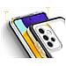 Custodia Trasparente 3in1 Per Samsung Galaxy A73, Cover Frame Gel Nera - Foto miniatura 4