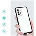 Custodia Trasparente 3in1 Per Samsung Galaxy A73, Cover Frame Gel Nera - Foto miniatura 5