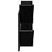 Mensola a muro flottante 2 pz Rovere Nero 43 x 15 x 47 cm - Foto miniatura 5